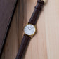 18mm Seiko Chocolate Brown Strap Golden Buckle