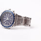 2010 Seiko Quartz Chronograph Marine Blue Dial Men's Wrist-Watch