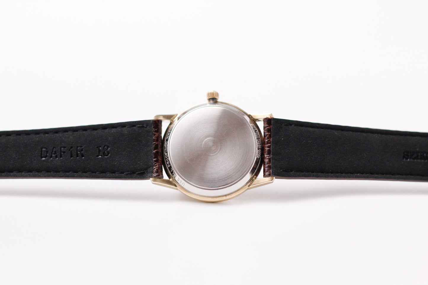 [Serviced] 1960s Longines-Wittnauer Automatic Champagne Sunburst Dial Men's Wrist-Watch