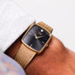 1984 Pulsar Quartz Midnight Purple Dial Men's Wrist-Watch