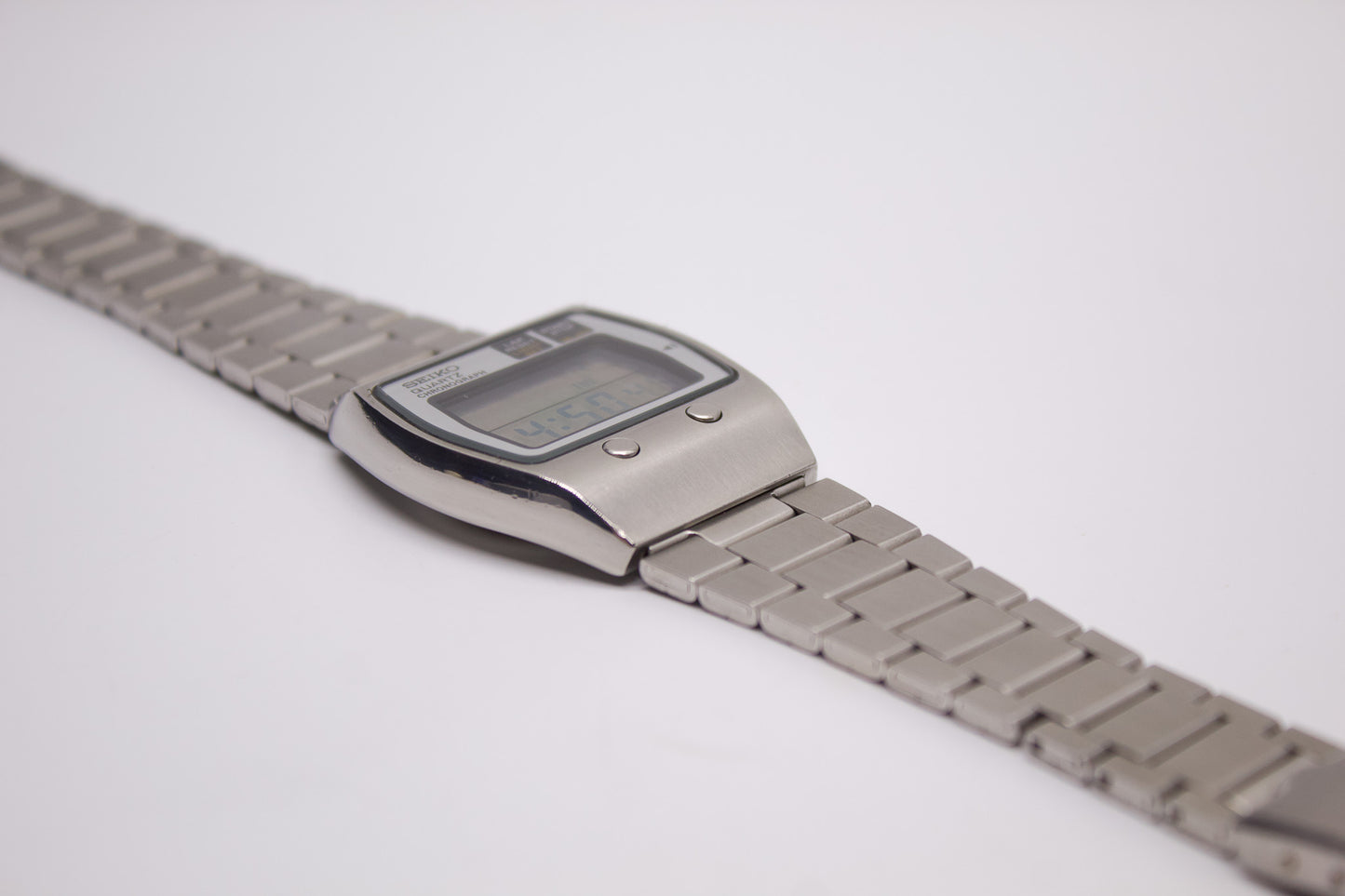 1977 Seiko Quartz Digital Chronograph Day-Date Men's Wrist-Watch