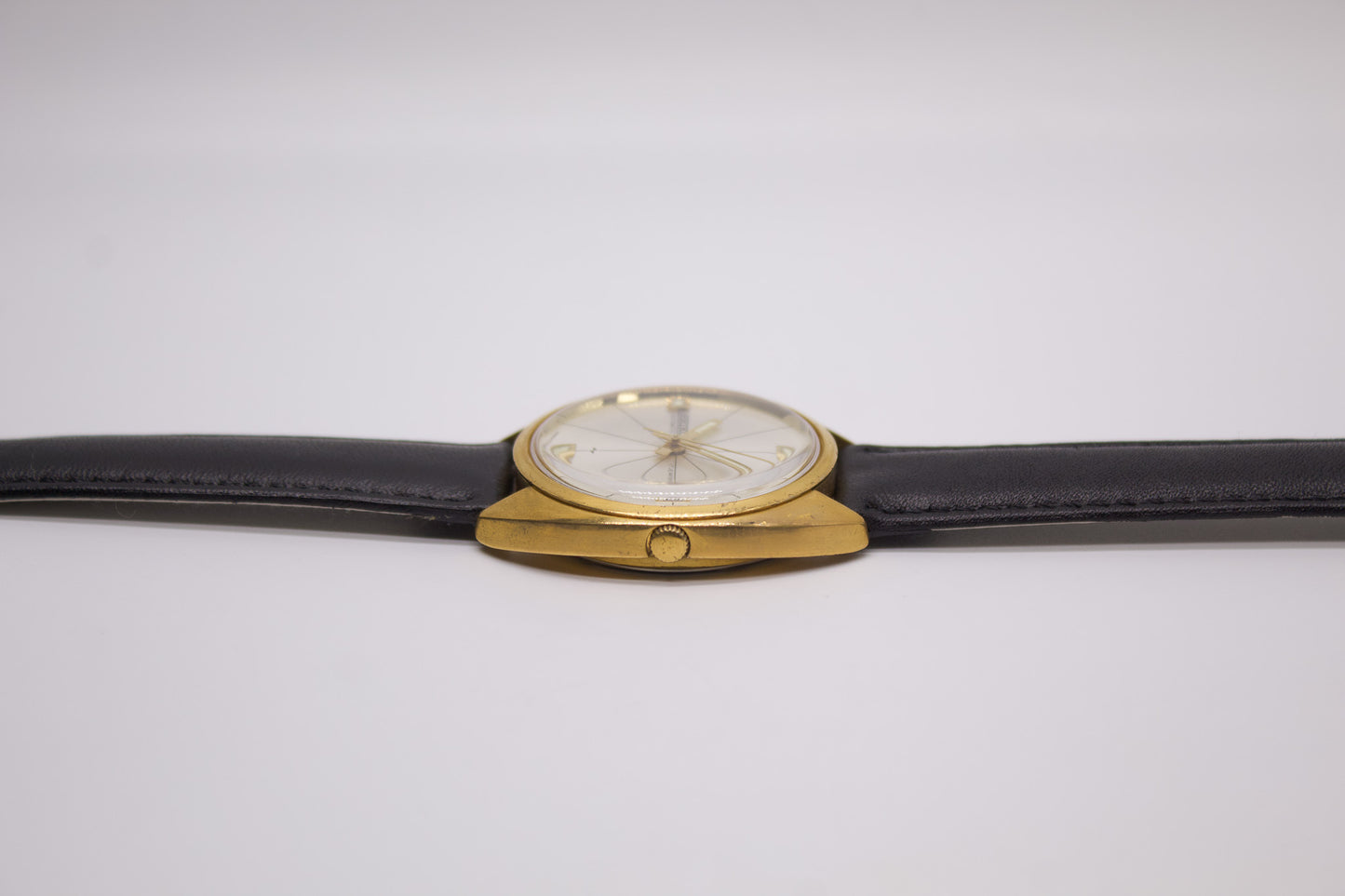 [Serviced] 1969 Seiko Automatic 'Crosshairs Silver Sunburst Dial' Men's Wrist-Watch