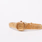 1992 Seiko Quartz Straight Grain Golden Dial Ladies' Wrist-Watch