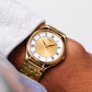 1989 Seiko Quartz Two Toned Roman Dial Men's Wrist-Watch
