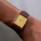 1980 Seiko Tank Golden Washi Dial Men's Wrist-Watch