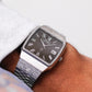 1976 Seiko Quartz Frosted Chocolate Dial Men's Wrist-Watch