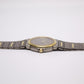 1984 Seiko Quartz Two Tone Deep Gray Dial Men's Wrist-Watch
