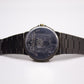 1984 Seiko Quartz Two Tone Deep Gray Dial Men's Wrist-Watch