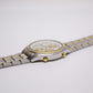 [Near Mint] 1997 Seiko Quartz Alarm-Chronograph Two Tone Men's Wrist-Watch