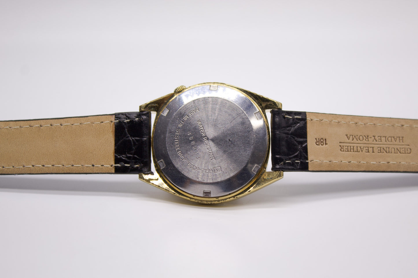[Serviced] 1974 Seiko Automatic Gold Straight Grain Dial Men's Wrist-Watch