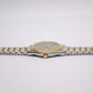 1998 Seiko Two Tone Quartz Sunburst Gray Dial Men's Wrist-Watch