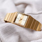 [Near Mint] 1995 Citizen CQ Quartz Two Tone Golden Dial Men's Wrist-Watch