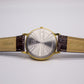 1995 Pulsar Quartz Straight Grain Golden Dial Men's Wrist-Watch W/Box
