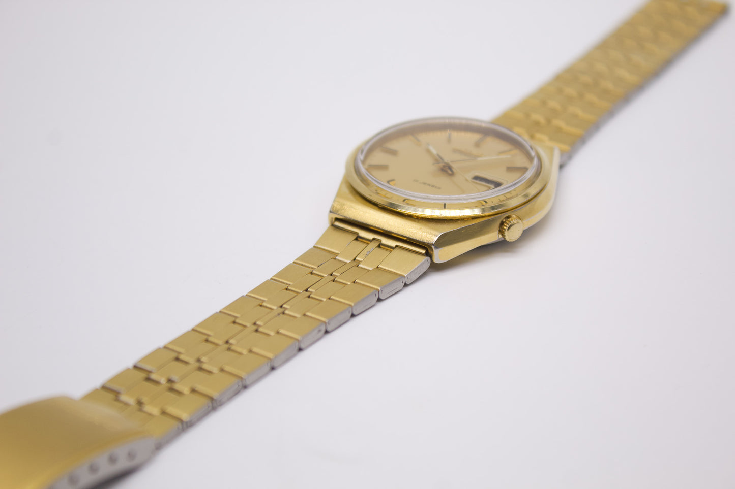 [Serviced] 1979 Seiko Automatic Golden Dial Men's Wrist-Watch