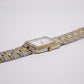 1998 Pulsar Quartz Stark White Dial Two Tone Men's Wrist-Watch W/Box