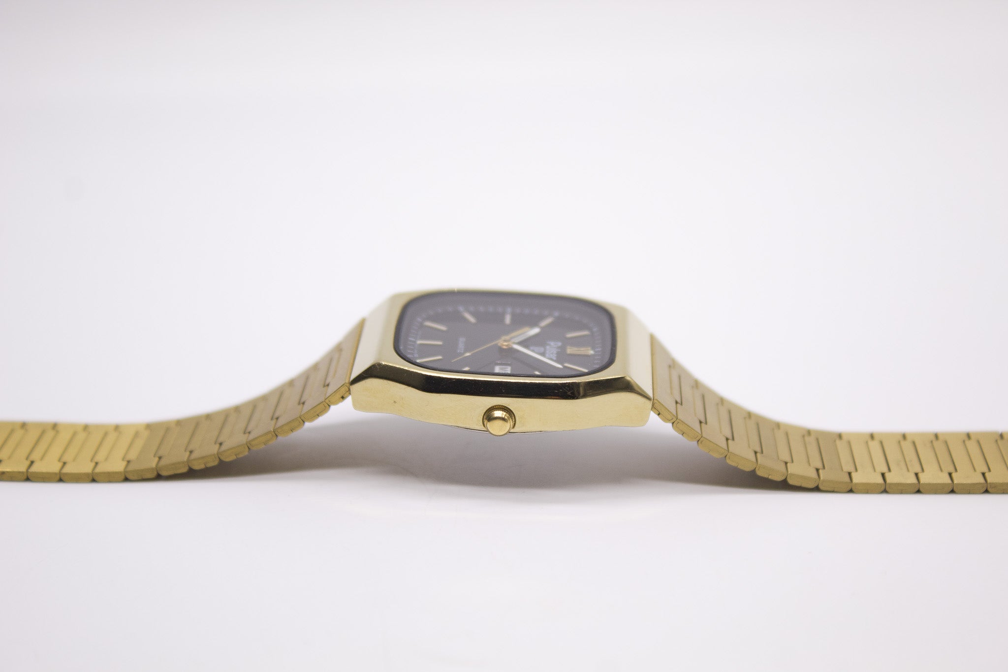 1996 Pulsar Quartz Inky Black Dial Men's Wrist-Watch – Mecalco & Co.