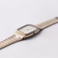 1988 Seiko Dolce Quartz Golden Snowflake Dial Tungsten Case Men's Wrist-Watch