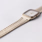 1988 Seiko Dolce Quartz Golden Snowflake Dial Tungsten Case Men's Wrist-Watch