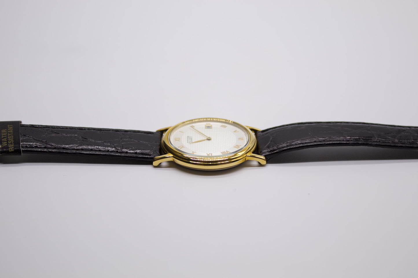 [New Old Stock] 1990s Citizen Guilloché Dial Men's Dress Watch