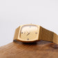 1981 Seiko Quartz Straight Grain Golden Gem Dial Men's Wrist-Watch