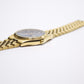 1994 Pulsar Quartz Blue Dial 'Baby Day-Date Men's Two Tone Wrist-Watch