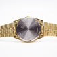 1994 Pulsar Quartz Blue Dial 'Baby Day-Date Men's Two Tone Wrist-Watch