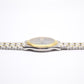 2001  Seiko Two Tone Quartz Sunburst Gray Dial Men's Wrist-Watch