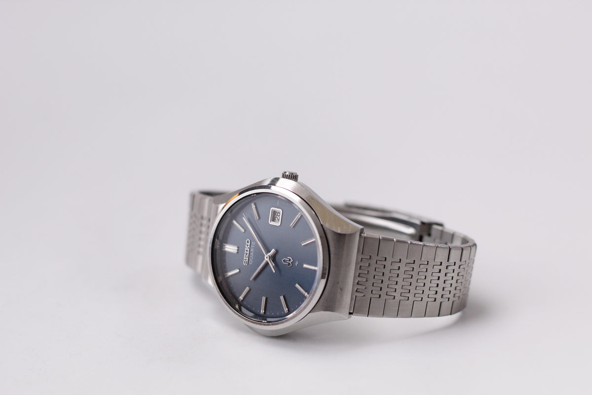 1975 Seiko Quartz Glacier Blue Dial Men's Wrist-Watch