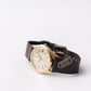 [Near Mint] 1997 Pulsar Quartz Golden Dial Men's Wrist-Watch W/Box