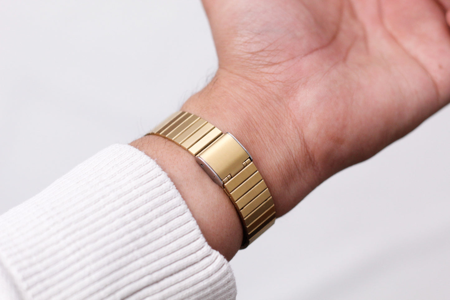 1988 Seiko Quartz Inky Black Dial Tank Men's Wrist-Watch