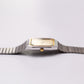 1995 Citizen Quartz Straight Grain Golden Dial Two Tone Men's Wrist-Watch