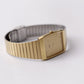 1985 Seiko Quartz Golden Tank Style Men's Wrist Watch W/Box