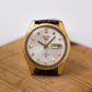 1969 Seiko 5 Automatic Silver Sunburst Dial Fluted Men's Wrist-Watch