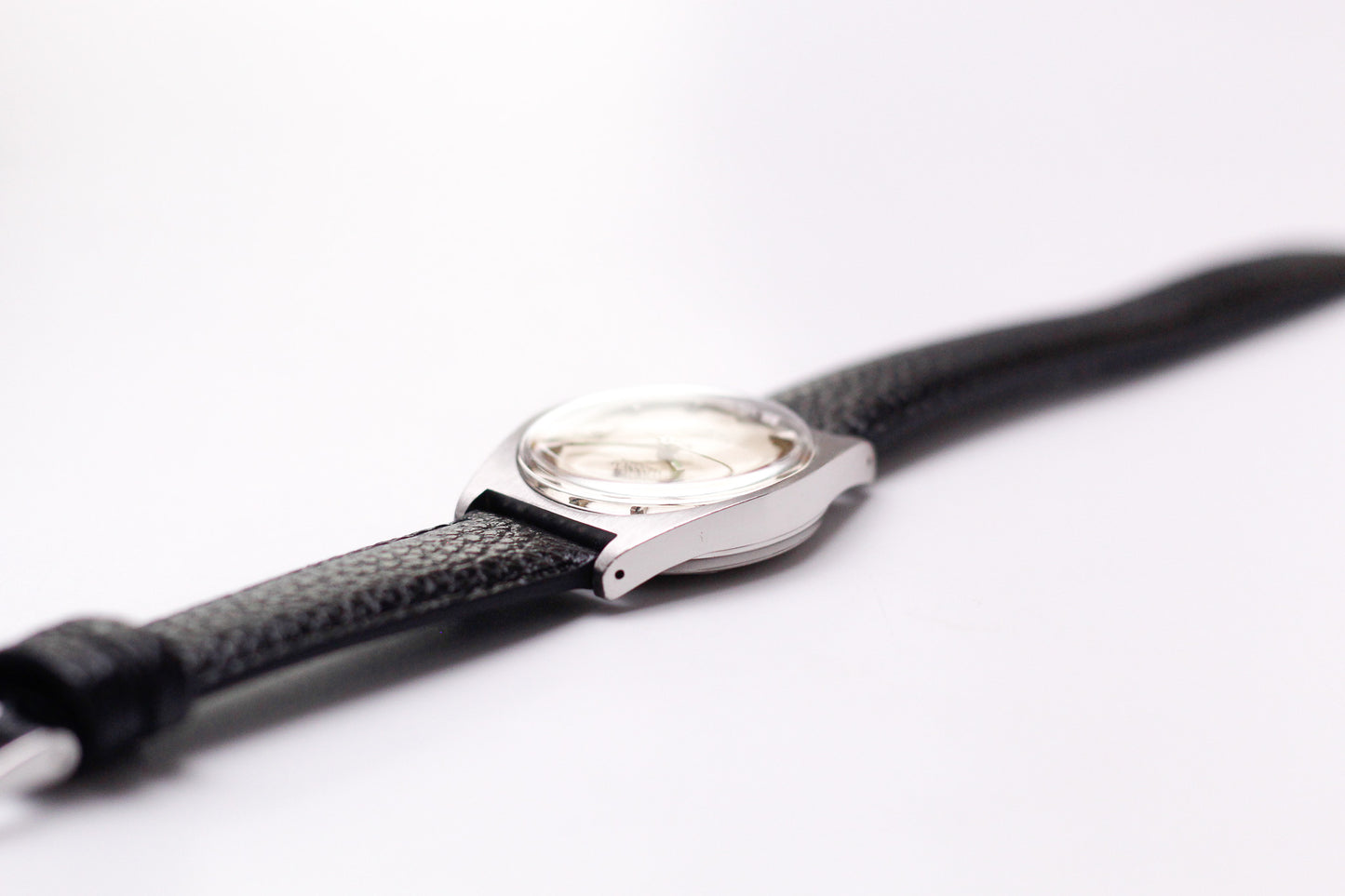 [Serviced] 1970s Tissot Visodate Automatic Silver Sunburst Dial Men's Wrist-Watch