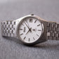 1980 Seiko Type II Straight Grain Silver Dial Men's Wrist-Watch
