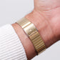1985 Seiko Quartz Golden Tank Style Men's Wrist Watch W/Box