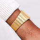 [Near Mint] 1995 Citizen CQ Quartz Two Tone Golden Dial Men's Wrist-Watch