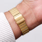 [Near Mint] 1995 Citizen CQ Quartz Two Tone Golden Dial Men's Wrist-Watch