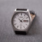 1982 Seiko Type II Quartz Straight Grain Silver Dial Men's Wrist-Watch