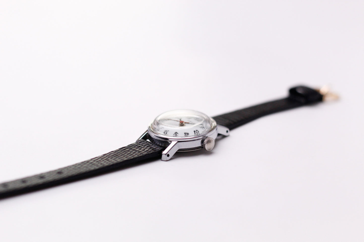 1970s Timex Mechanical White Arabic Dial Ladies' Wrist-Watch