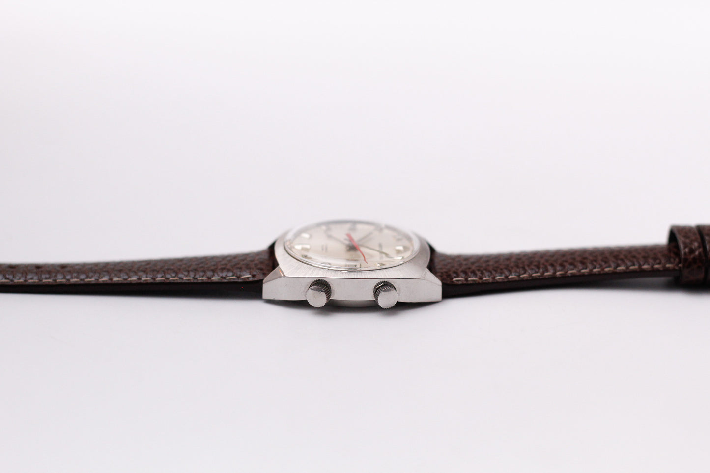 [Near Mint] 1960s Westclox Mechanical Alarm-Date Men's Wrist-Watch