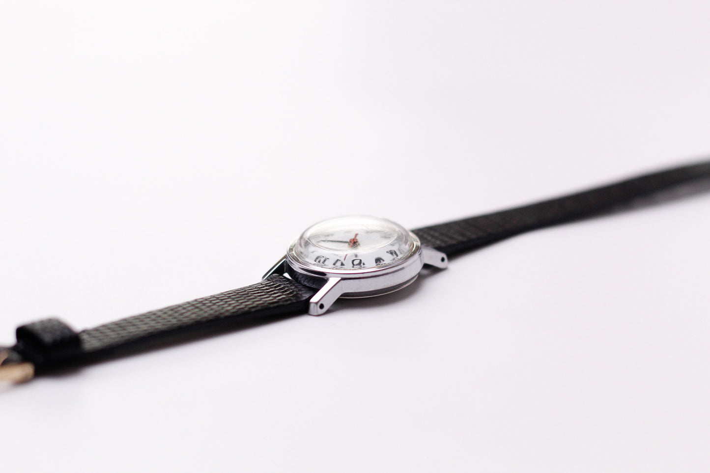 1970s Timex Mechanical White Arabic Dial Ladies' Wrist-Watch