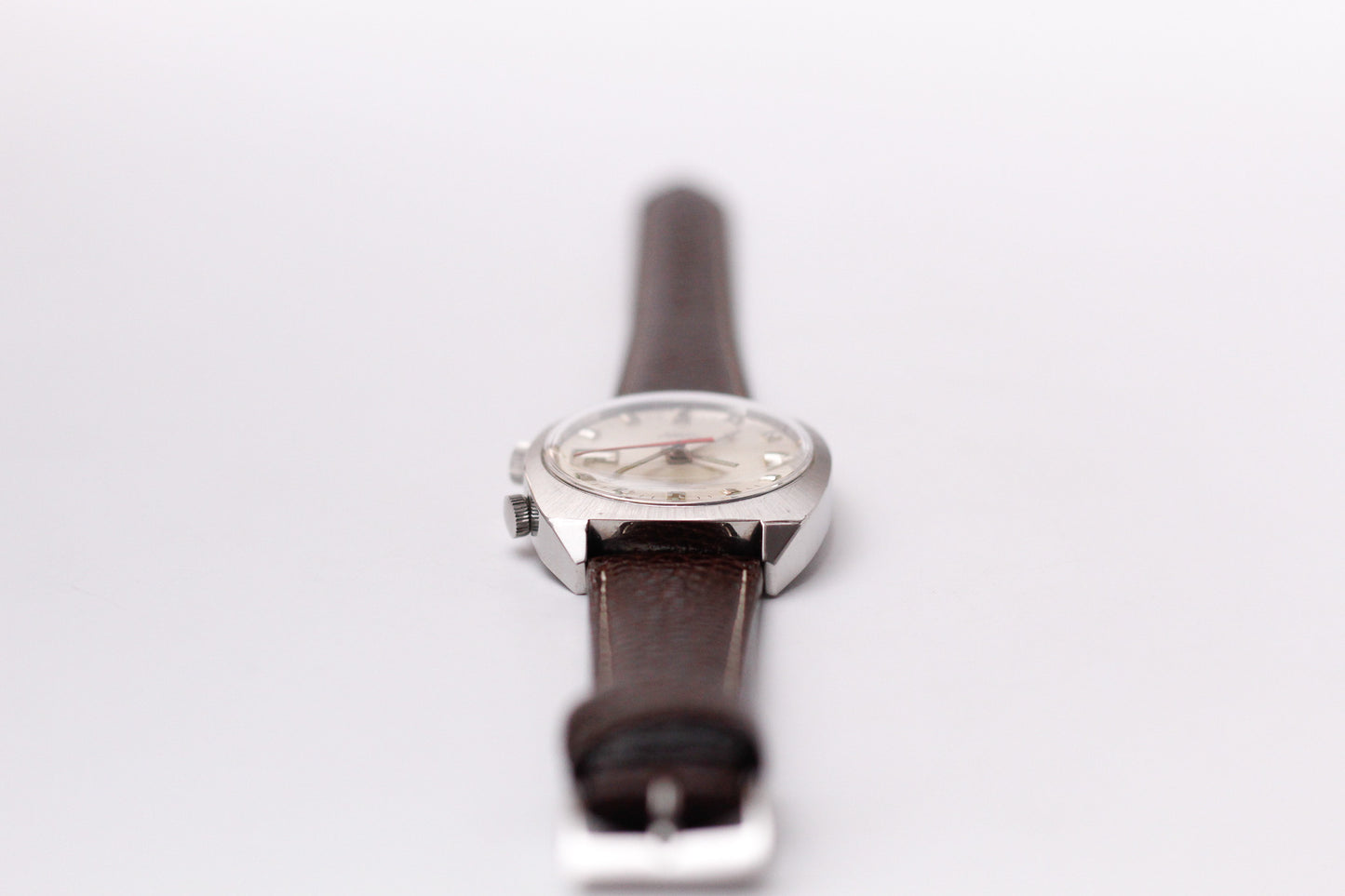 [Near Mint] 1960s Westclox Mechanical Alarm-Date Men's Wrist-Watch