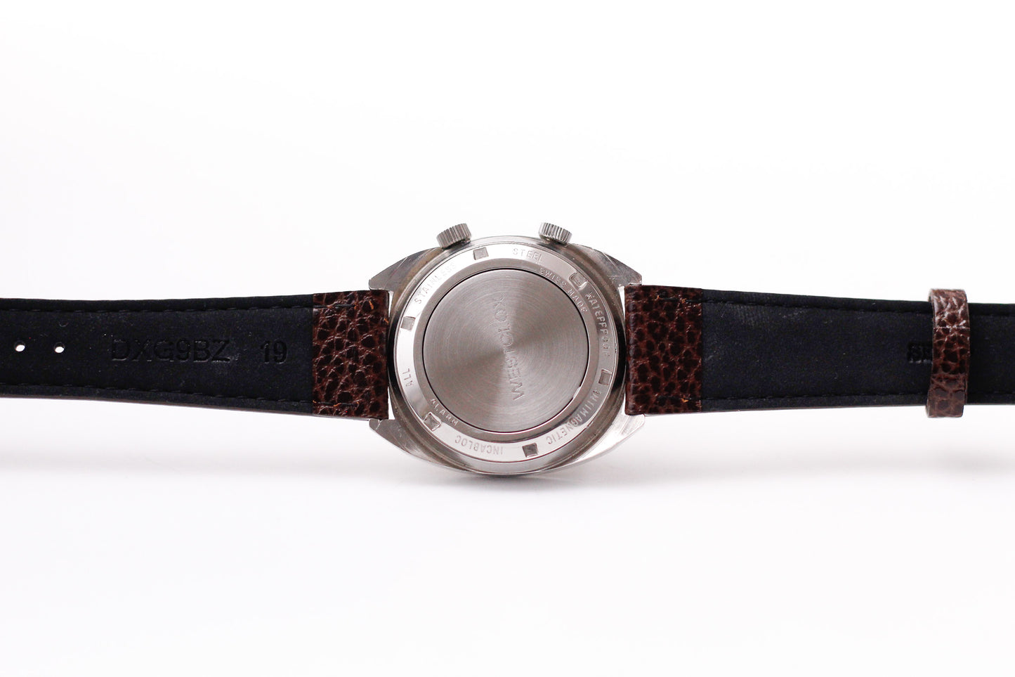 [Near Mint] 1960s Westclox Mechanical Alarm-Date Men's Wrist-Watch