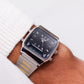 2000s Sharp Quartz Glossy Black Dial Ana-Digi Chronograph Men's Wrist-Watch