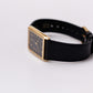 [New Old Stock] 2001 Pulsar Quartz Tank Inky Black Dial Men's Wrist-Watch W/Box