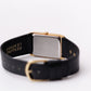 [New Old Stock] 2001 Pulsar Quartz Tank Inky Black Dial Men's Wrist-Watch W/Box