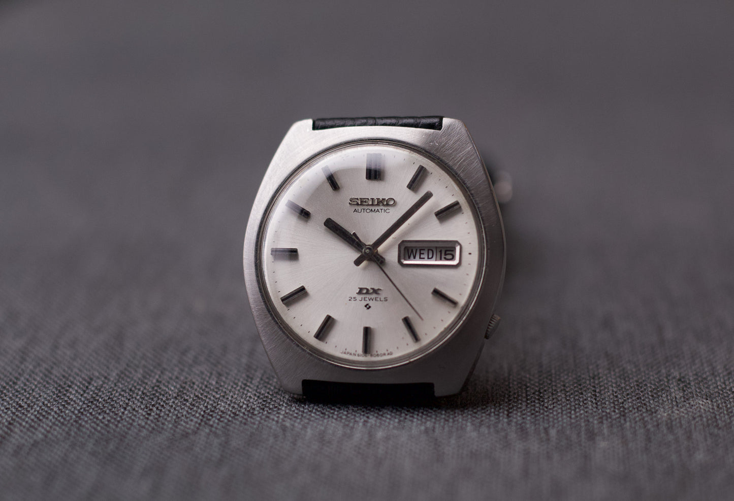 [Serviced] 1968 Seiko DX Automatic Silver Sunburst Men's Wrist-Watch