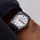 1982 Seiko Type II Quartz Straight Grain Silver Dial Men's Wrist-Watch