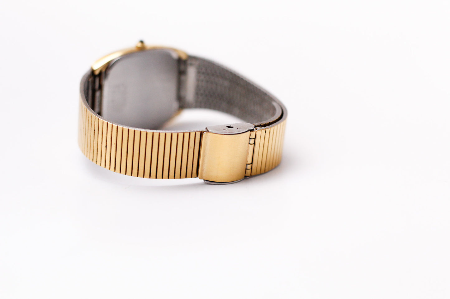 1981 Seiko Quartz Straight Grain Golden Gem Dial Men's Wrist-Watch